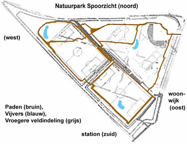 wandelkaart Natuurpark Spoorzicht