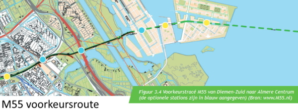 metro lijn 55 (plan 2011)