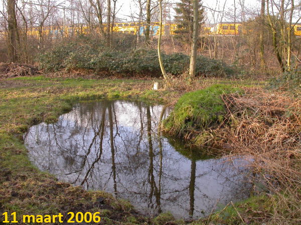 de eerste vijver werd gegraven door NJN-jongeren in 2003